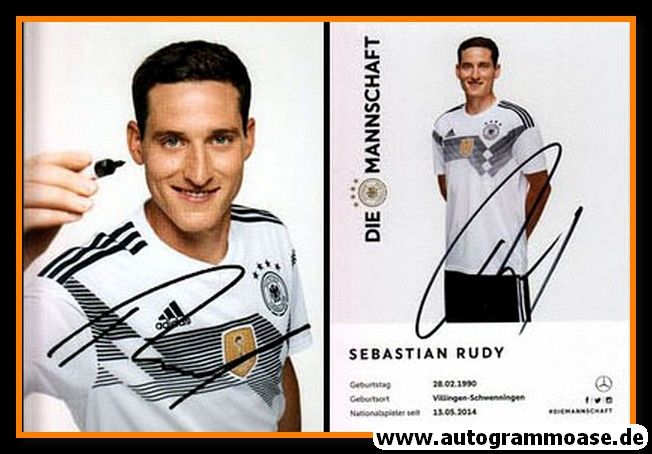 Autogramm Fussball | DFB | 2018 Adidas | Sebastian RUDY