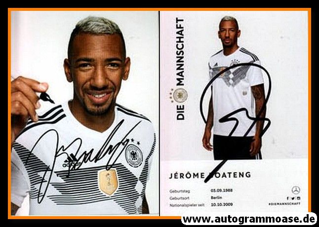 Autogramm Fussball | DFB | 2018 Adidas | Jerome BOATENG