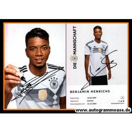 Autogramm Fussball | DFB | 2018 Adidas | Benjamin HENRICHS