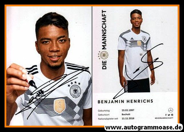 Autogramm Fussball | DFB | 2018 Adidas | Benjamin HENRICHS