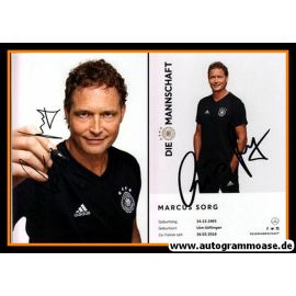 Autogramm Fussball | DFB | 2018 Adidas | Marcus SORG