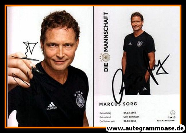 Autogramm Fussball | DFB | 2018 Adidas | Marcus SORG