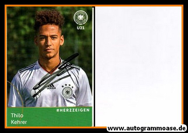 Autogramm Fussball | DFB U21 | 2017 Adidas | Thilo KEHRER