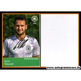 Autogramm Fussball | DFB U21 | 2017 Adidas | Levin ÖZTUNALI