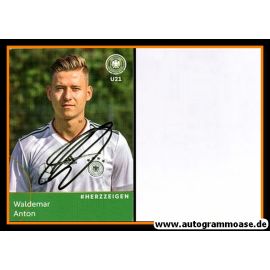 Autogramm Fussball | DFB U21 | 2017 Adidas | Waldemar ANTON
