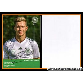 Autogramm Fussball | DFB U21 | 2017 Adidas | Johannes EGGESTEIN