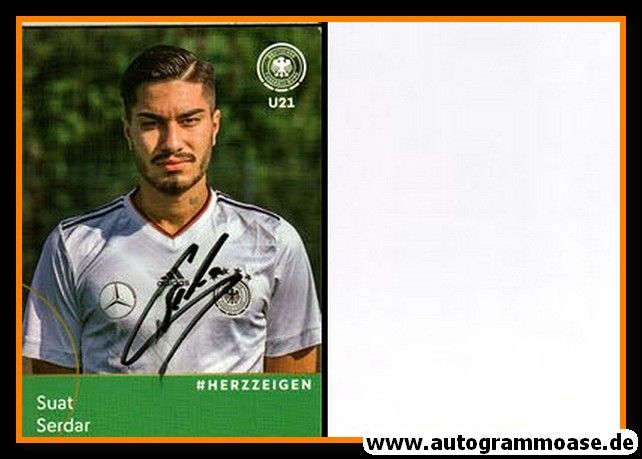 Autogramm Fussball | DFB U21 | 2017 Adidas | Suat SERDAR