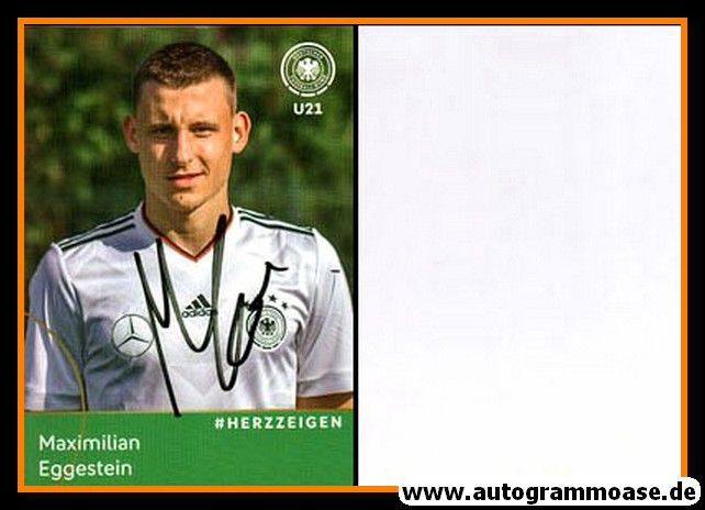 Autogramm Fussball | DFB U21 | 2017 Adidas | Maximilian EGGESTEIN
