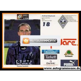 Autogramm Fussball | SV Waldhof Mannheim | 1996 | Thomas FAULSTICH