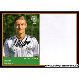 Autogramm Fussball | DFB U21 | 2017 Adidas | Florian NEUHAUS