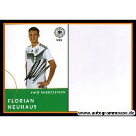 Autogramm Fussball | DFB U21 | 2018 Adidas | Florian NEUHAUS