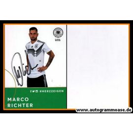 Autogramm Fussball | DFB U21 | 2018 Adidas | Marco RICHTER