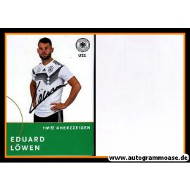 Autogramm Fussball | DFB U21 | 2018 Adidas | Eduard LÖWEN