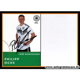 Autogramm Fussball | DFB U21 | 2018 Adidas | Philipp OCHS