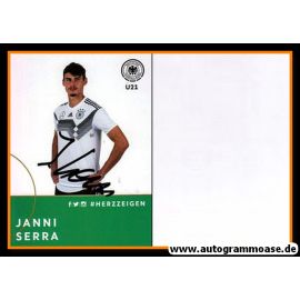 Autogramm Fussball | DFB U21 | 2018 Adidas | Janni SERRA