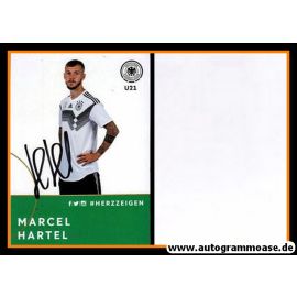 Autogramm Fussball | DFB U21 | 2018 Adidas | Marcel HARTEL