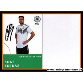 Autogramm Fussball | DFB U21 | 2018 Adidas | Suat SERDAR