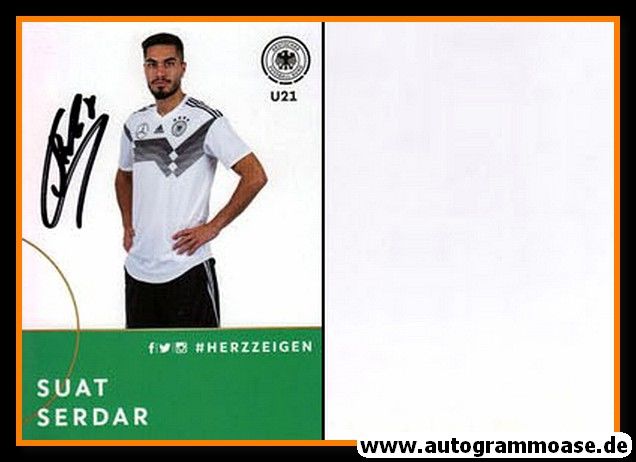 Autogramm Fussball | DFB U21 | 2018 Adidas | Suat SERDAR