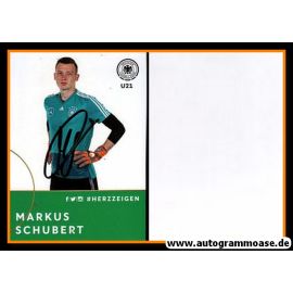 Autogramm Fussball | DFB U21 | 2018 Adidas | Markus SCHUBERT