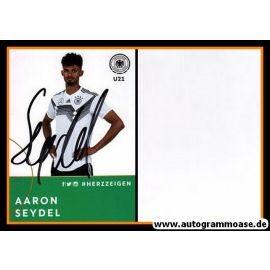 Autogramm Fussball | DFB U21 | 2018 Adidas | Aaron SEYDEL