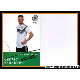 Autogramm Fussball | DFB U21 | 2018 Adidas | Cedric TEUCHERT
