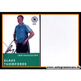 Autogramm Fussball | DFB U21 | 2018 Adidas | Klaus THOMFORDE