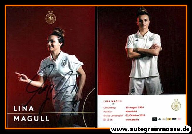 Autogramm Fussball (D) | DFB | 2017 Adidas | Lina MAGULL