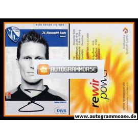 Autogramm Fussball | VfL Bochum | 2006 | Alexander BADE