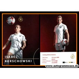 Autogramm Fussball (D) | DFB | 2017 Adidas | Isabel KERSCHOWSKI