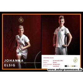 Autogramm Fussball (D) | DFB | 2017 Adidas | Johanna ELSIG
