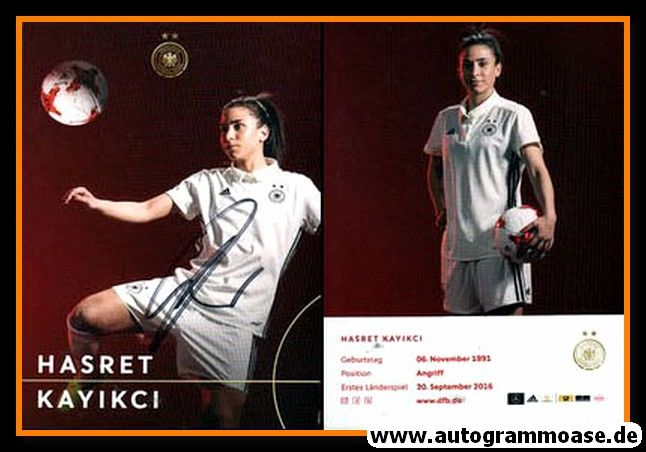 Autogramm Fussball (D) | DFB | 2017 Adidas | Hasret KAYIKCI