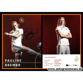 Autogramm Fussball (D) | DFB | 2017 Adidas | Pauline BREMER