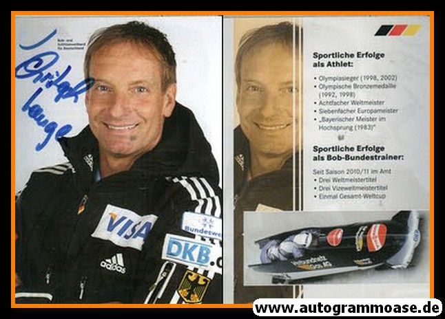 Autogramm Bob | Christoph LANGEN | 2010er (Bundestrainer)