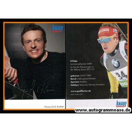 Autogramm Biathlon | Florian GRAF | 2012 (Knauf)