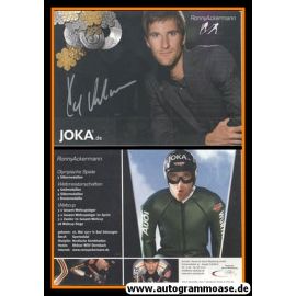 Autogramm Langlauf / NK | Ronny ACKERMANN | 2009 (Portrait Color Joka 1) OS-Silber