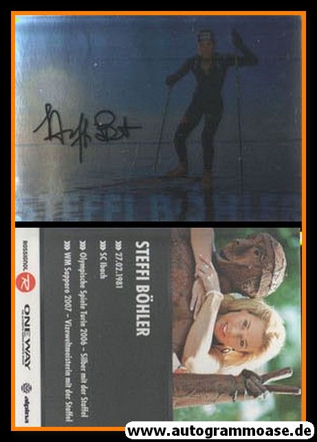 Autogramm Langlauf | Steffi BÖHLER | 2007 (Rossignol)