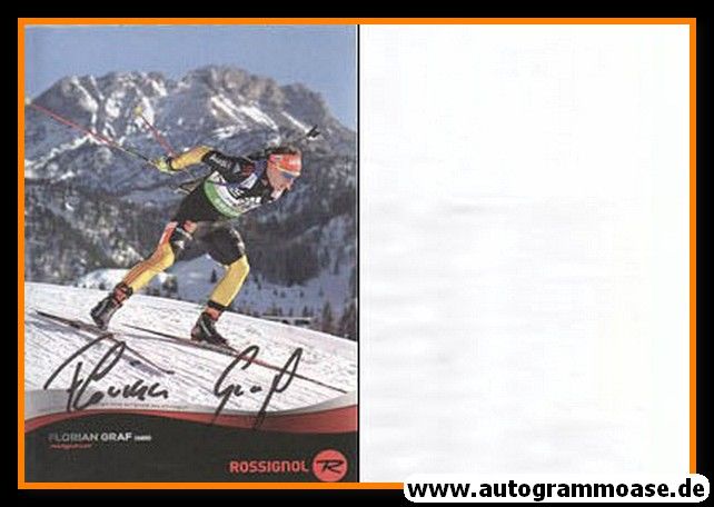 Autogramm Biathlon | Florian GRAF | 2010er (Rossignol)