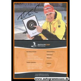 Autogramm Biathlon | Fritz FISCHER | 2010er (Portrait Camp 1) OS-Gold