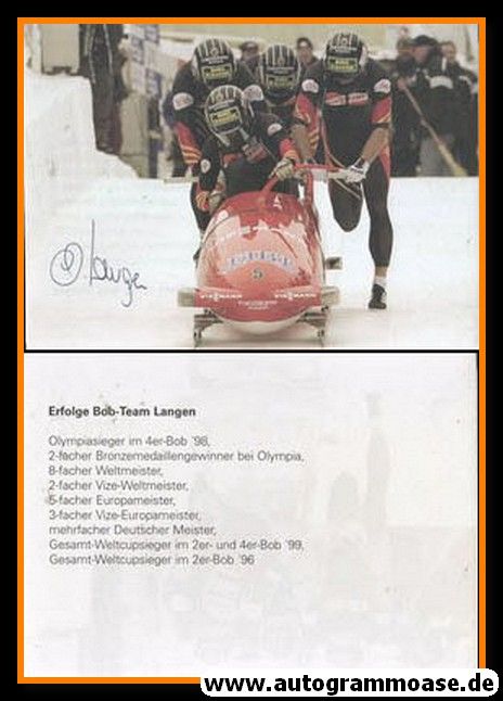 Autogramm Bob | Christoph LANGEN | 1999 (Team)