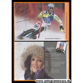 Autogramm Ski Alpin | Susanne RIESCH | 2010 (Fanclub)