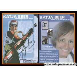 Autogramm Biathlon | Katja BEER | 2002 (Robotron)