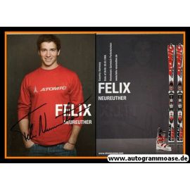 Autogramm Ski Alpin | Felix NEUREUTHER | 2010er (Portrait Color) Atomic