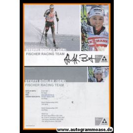 Autogramm Langlauf | Steffi BÖHLER | 2007 (Fischer)
