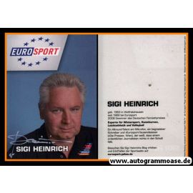 Autogramm TV | Eurosport | Sigi HEINRICH | 2000er (Portrait Color)