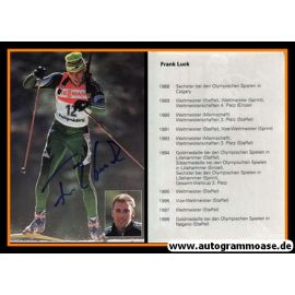 Autogramm Biathlon | Frank LUCK | 1998 (Portrait Color)