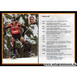 Autogramm Biathlon | Frank LUCK | 2002 (Portrait Color)