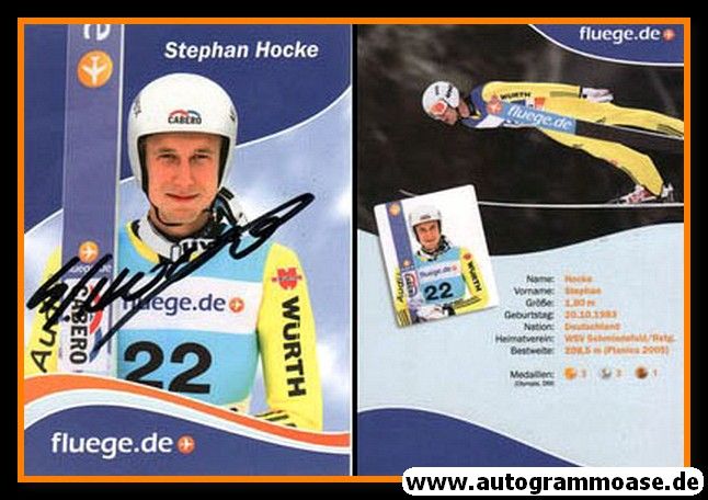 Autogramm Skispringen | Stephan HOCKE | 2000er (fluege.de)