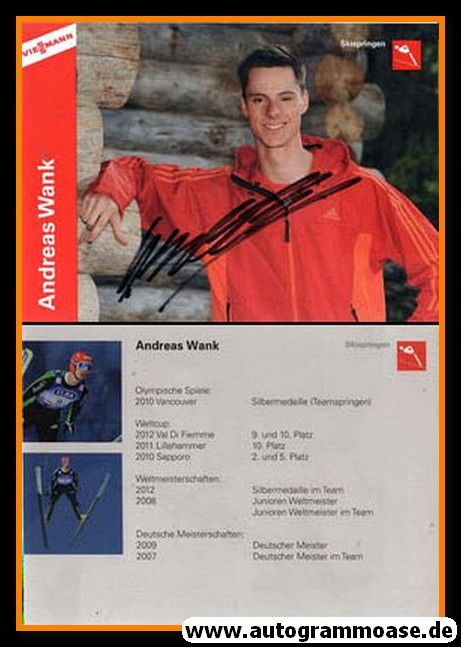 Autogramm Skispringen | Andreas WANK | 2012 (Viessmann)