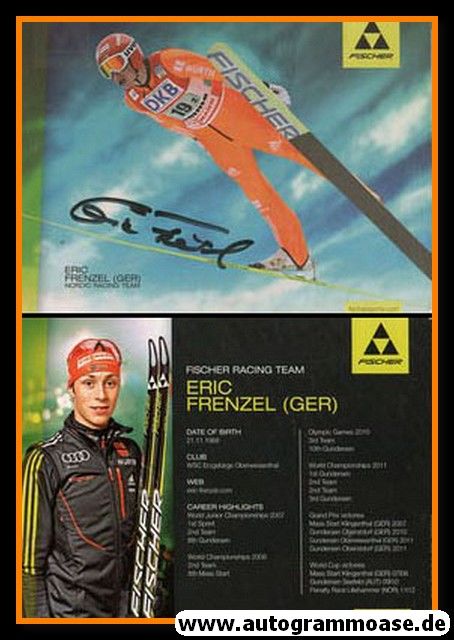 Autogramm Nordische Kombination | Eric FRENZEL | 2011 (Fischer)