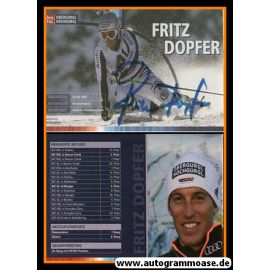 Autogramm Ski Alpin | Fritz DOPFER | 2011 (Ötztal)